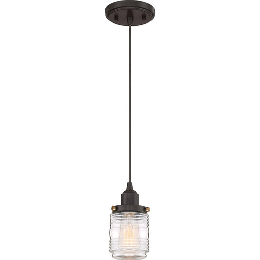 1 Light Mini Pendant, Western Bronze