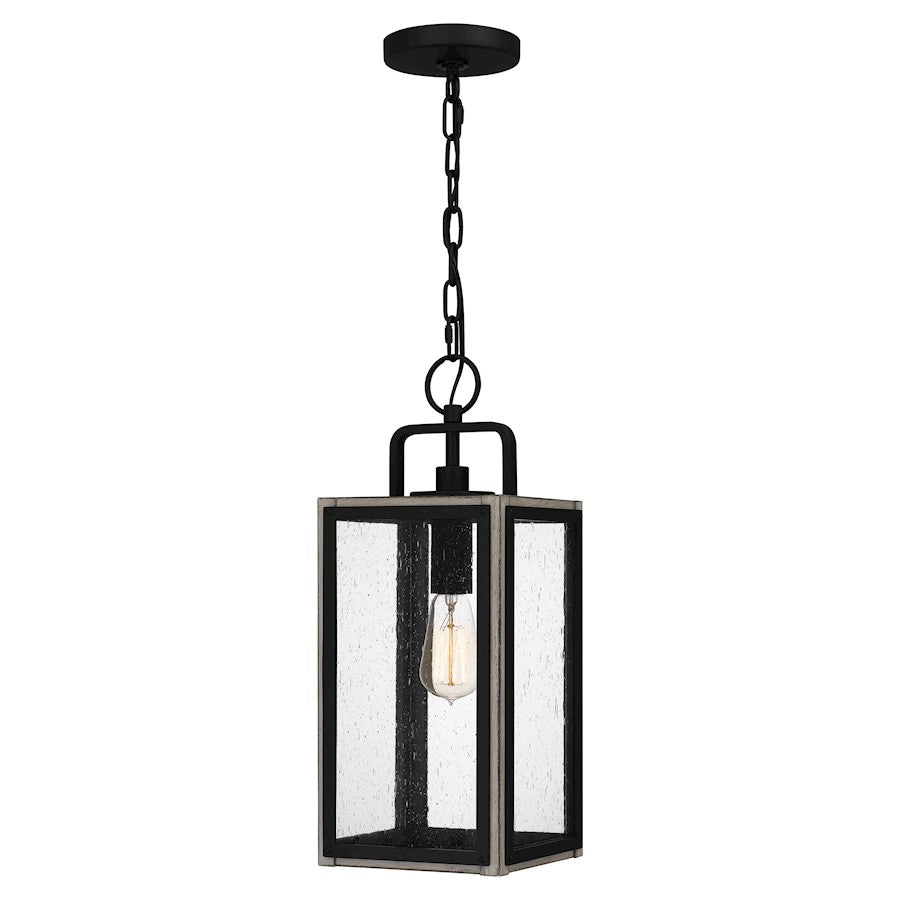 1 Light Mini Pendant, Matte Black