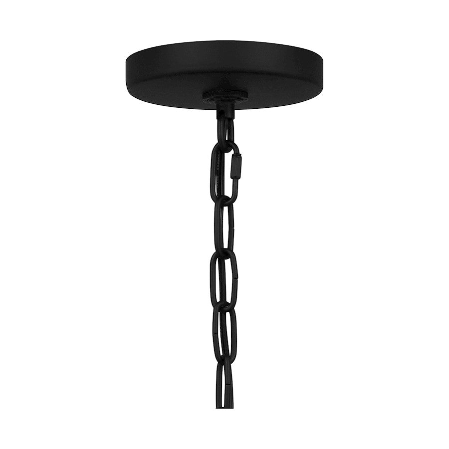 1 Light Mini Pendant, Matte Black