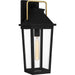 Quoizel Buckley 1 Light 20" Outdoor Lantern, Black/Clear Beveled - BUK8407MBK