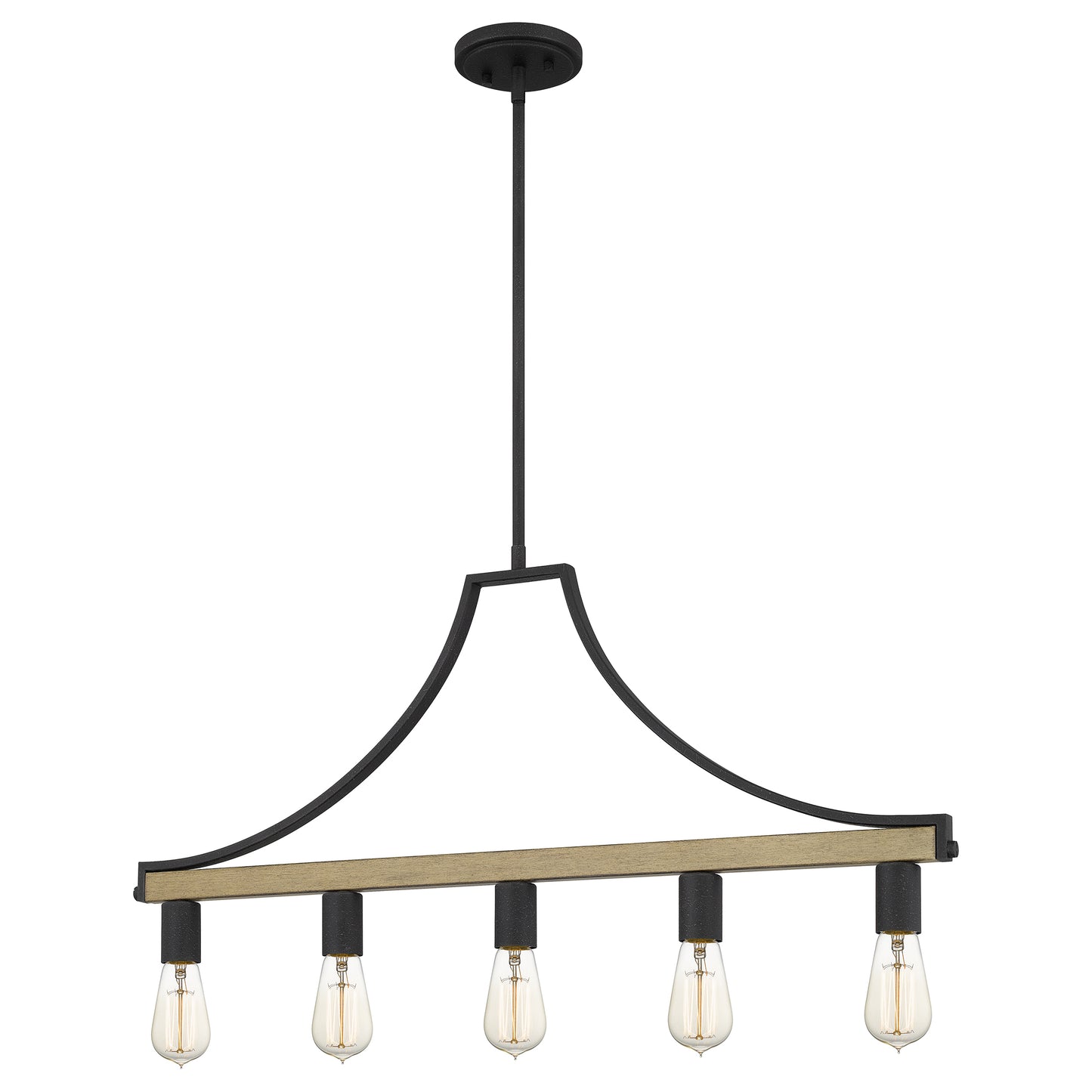 Quoizel Colombes 5 Light 19" Chandelier, Grey Ash - CMS534GK