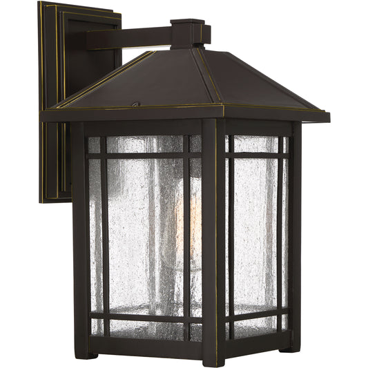 Quoizel Cedar Point 1 Light Wall Lantern, Palladian Bronze