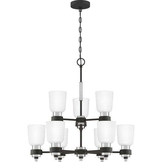 Quoizel Conrad 3 Light Chandelier, Brushed Nickel - CRD5019BN