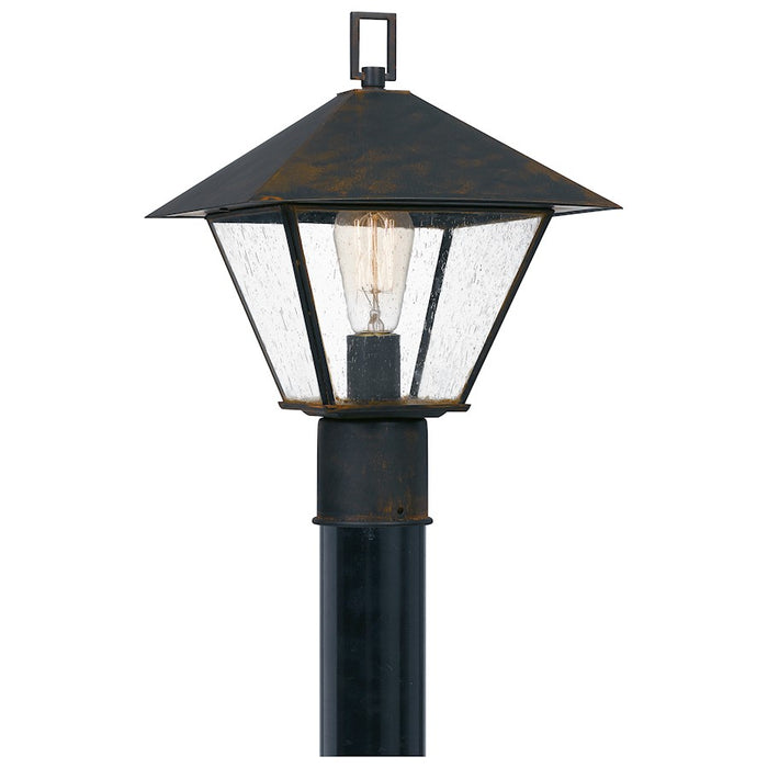 Quoizel Corporal 1 Light Outdoor Post Lantern, Industrial Bronze - CRP9011IZ