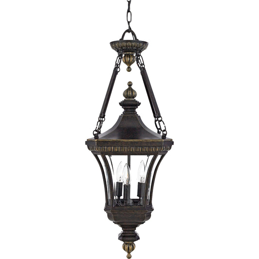 3 Light Devon Outdoor Pendant, Imperial Bronze