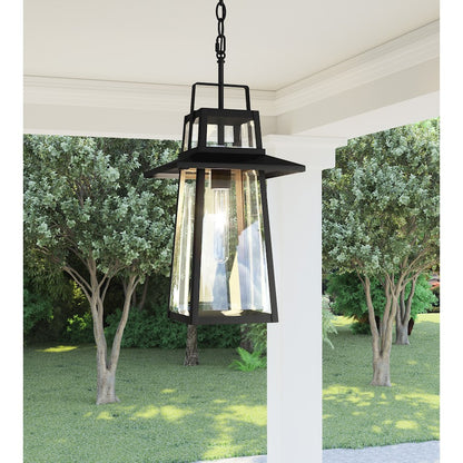 1 Light Mini Pendant, Matte Black