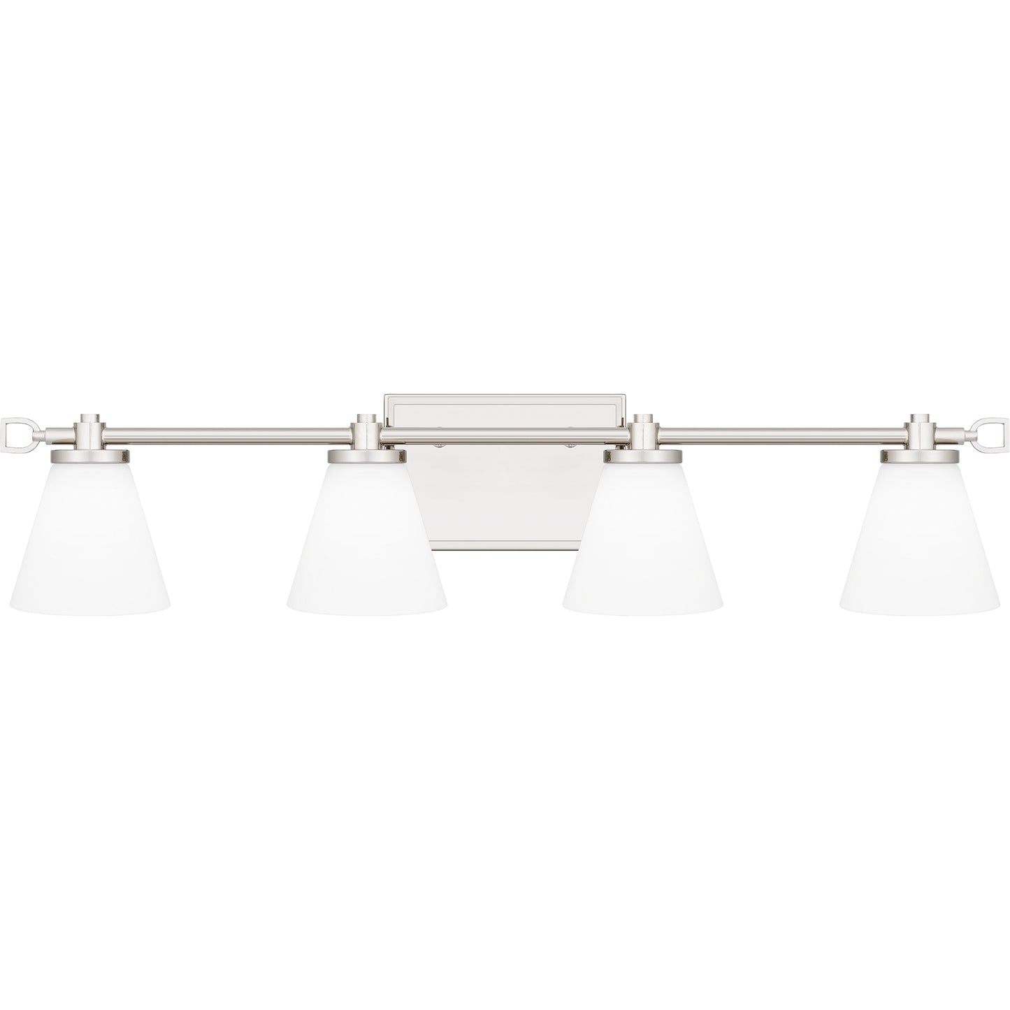 Quoizel Daniels Small Bath Light, Matte Black/Opal Etched - DNL8613MBK