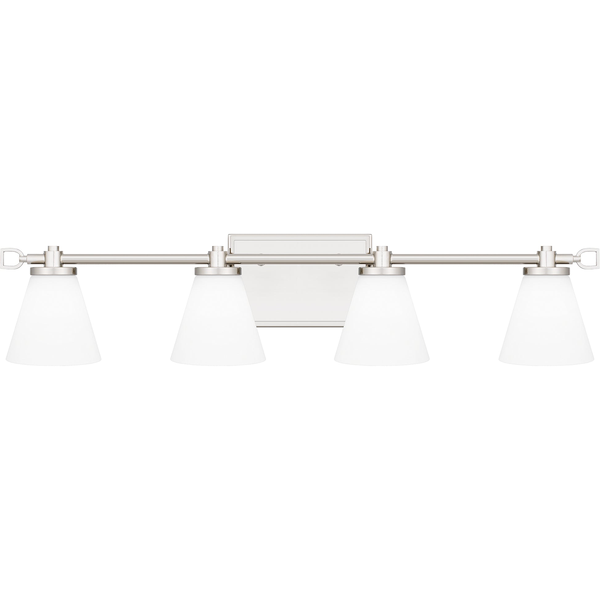 Quoizel Daniels Small Bath Light, Matte Black/Opal Etched - DNL8613MBK