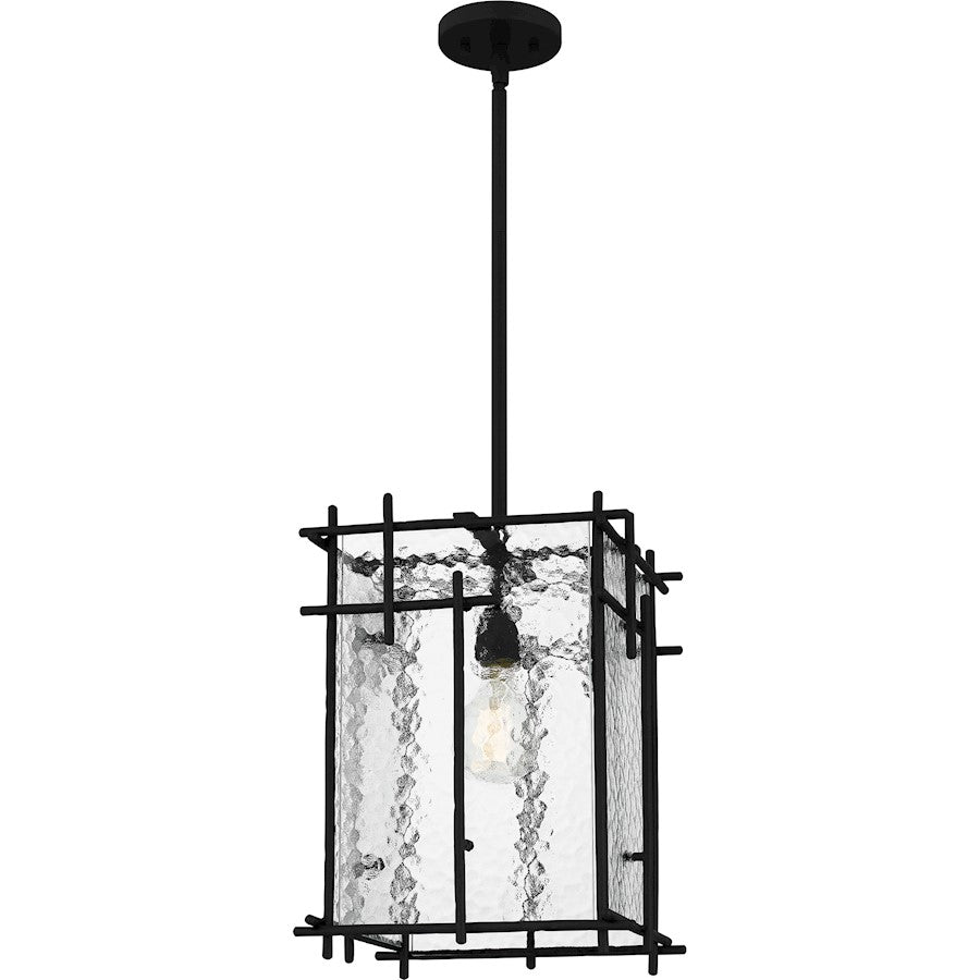 1 Light Mini Pendant, Matte Black