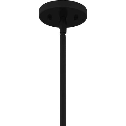 1 Light Mini Pendant, Matte Black