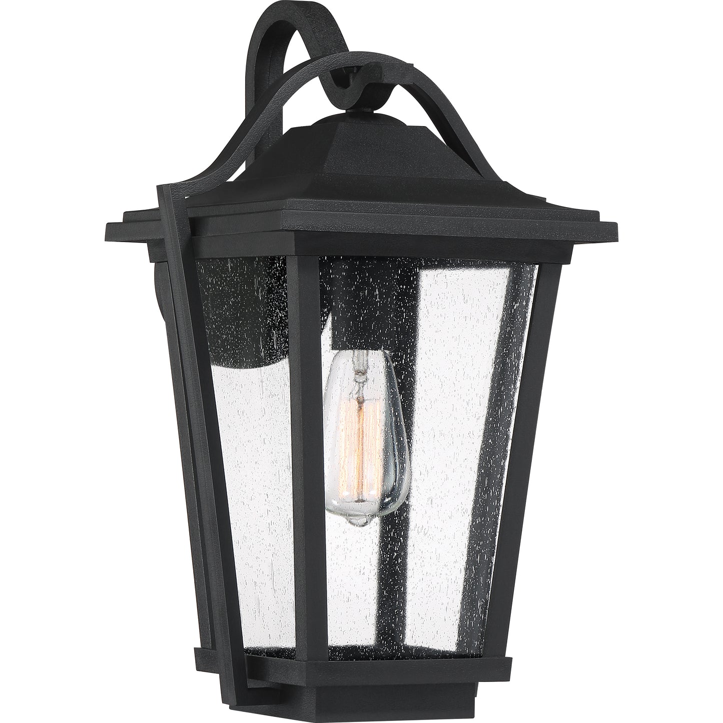 Quoizel Darius 1 Light 7" Outdoor Lantern, Earth Black - DRS8407EK