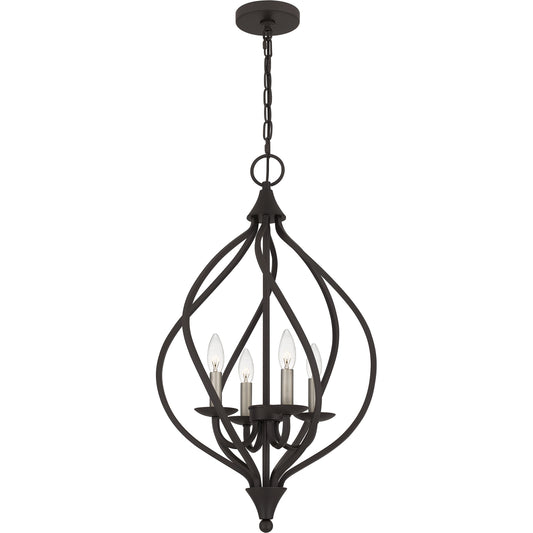 Quoizel Dupont 4 Light Pendant, Old Bronze - DUP2816OZ