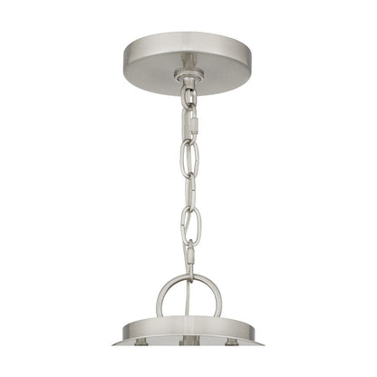 4 Light Pendant, Brushed Nickel