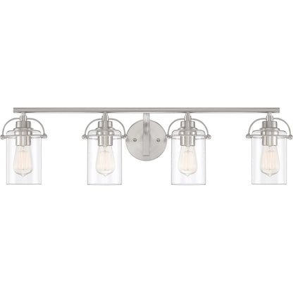 Bathroom Vanity Light, Brushed Nickel