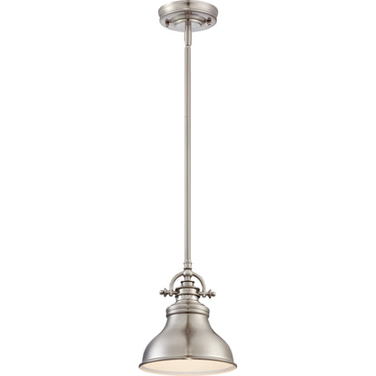 Mini Pendant, Brushed Nickel