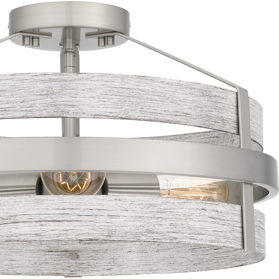 Quoizel Gadsen 3 Light Semi-Flush Mount