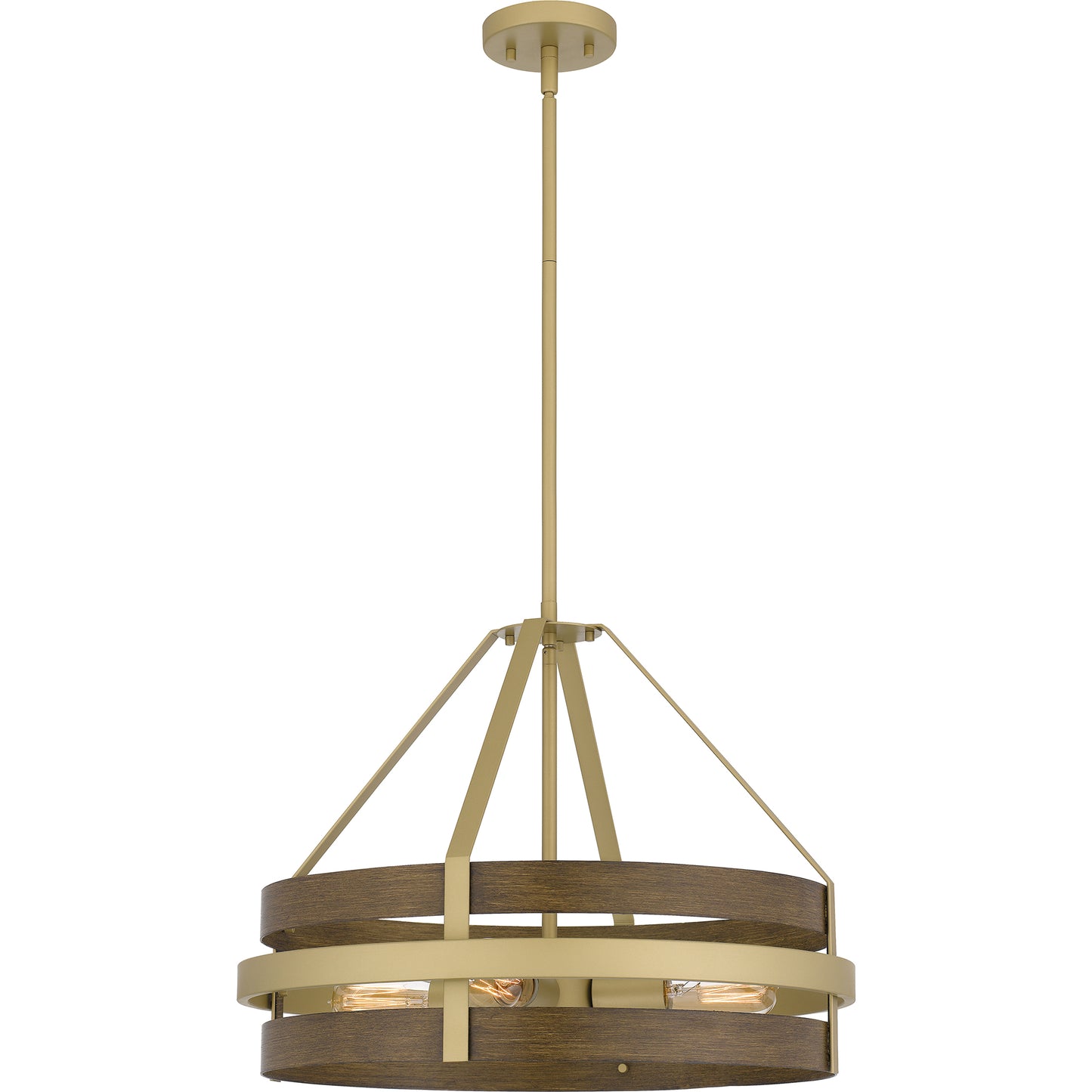 Quoizel Gadsen 4 Light Pendant, Brushed Nickel - GDN2820BN