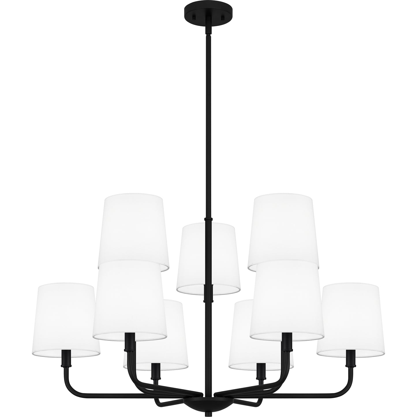 Quoizel Gallagher 5 Light Chandelier, Brushed Nickel/Opal Etched - GGR5028BN