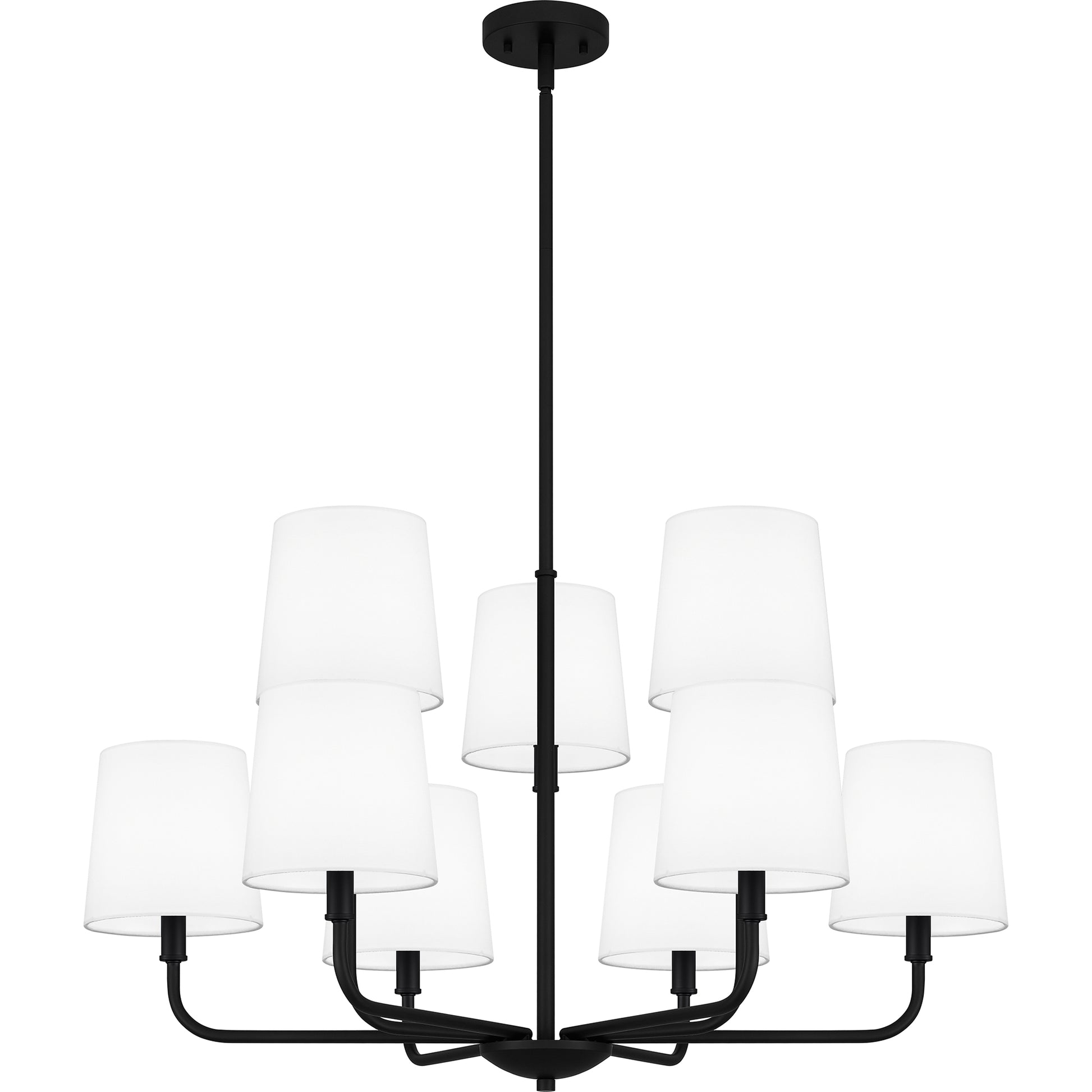 Quoizel Gallagher 5 Light Chandelier, Brushed Nickel/Opal Etched - GGR5028BN