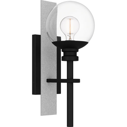 Quoizel Gladstone 1 Light 15" Outdoor Lantern, Earth Black/Clear - GLS8406EK