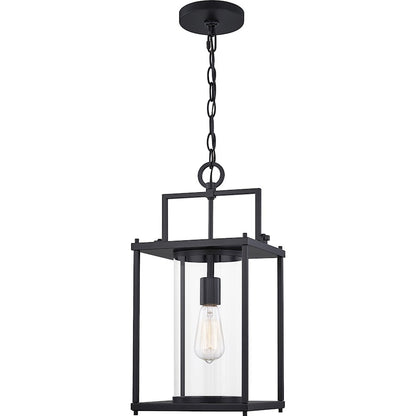 1 Light Mini Pendant, Matte Black