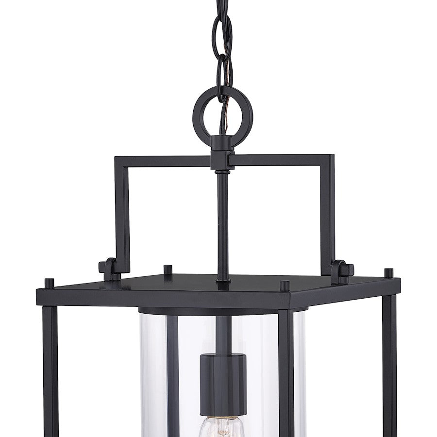 1 Light Mini Pendant, Matte Black