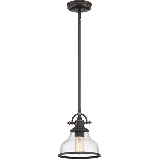 1 Light Mini Pendant, Palladian Bronze