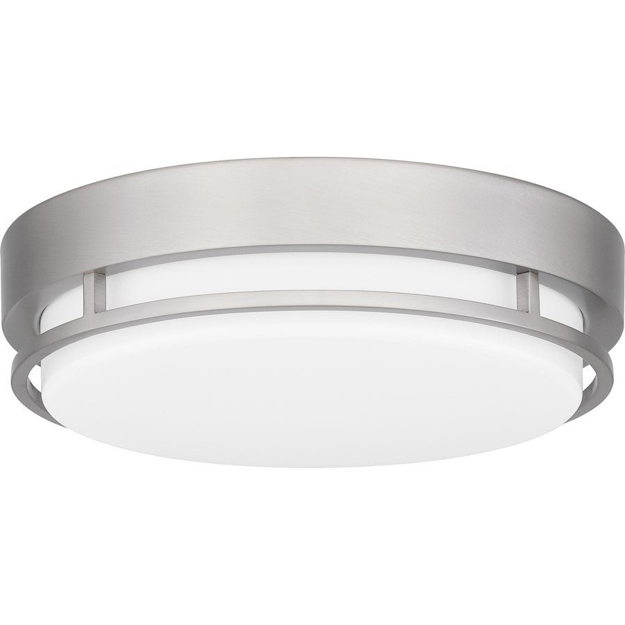 Quoizel Hale Small Flush Mount, White Acrylic