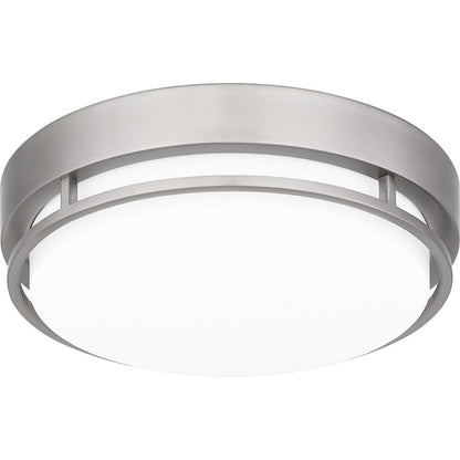 Quoizel Hale Small Flush Mount, White Acrylic