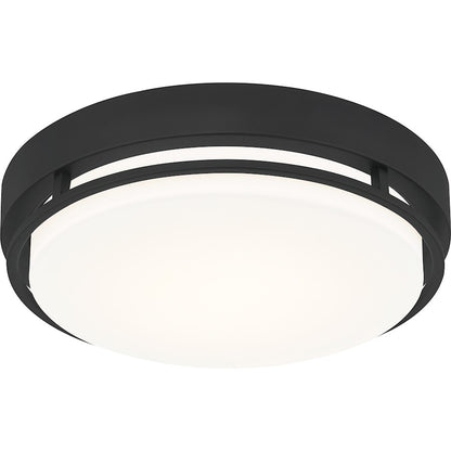 Quoizel Hale Small Flush Mount, White Acrylic