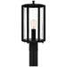 Quoizel Hazel 1 Light 18" Outdoor Lantern, Earth Black/Clear Seeded - HAZ9009EK