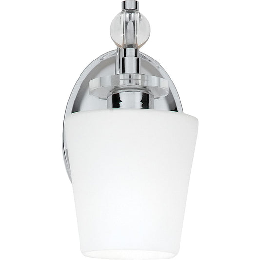 Quoizel 1 Light Hollister Bath Fixture, Polished Chrome