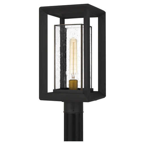 Quoizel Infinger 1 Light Outdoor Post Lantern, Earth Black - INF9009EK