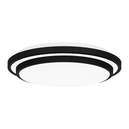 Quoizel Irving 14" Semi-Flush Mount, Brushed Aluminum/White - IVG1614BRA