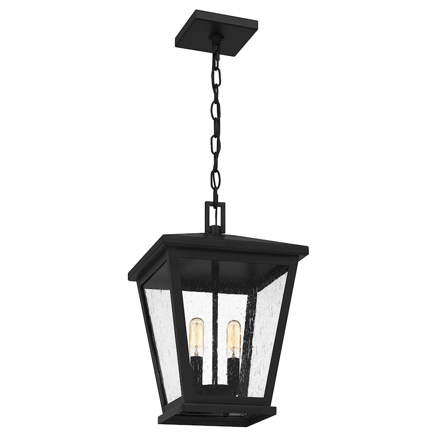 2 Light Mini Pendant, Matte Black