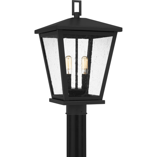 Quoizel Joffrey 2 Light Outdoor Post Lantern, Matte Black - JFY9011MBK