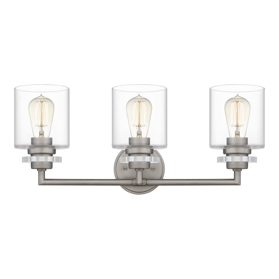 3 Light Bathroom Vanity Light Nickel