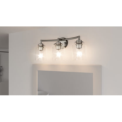 3 Light Bathroom Vanity Light Nickel