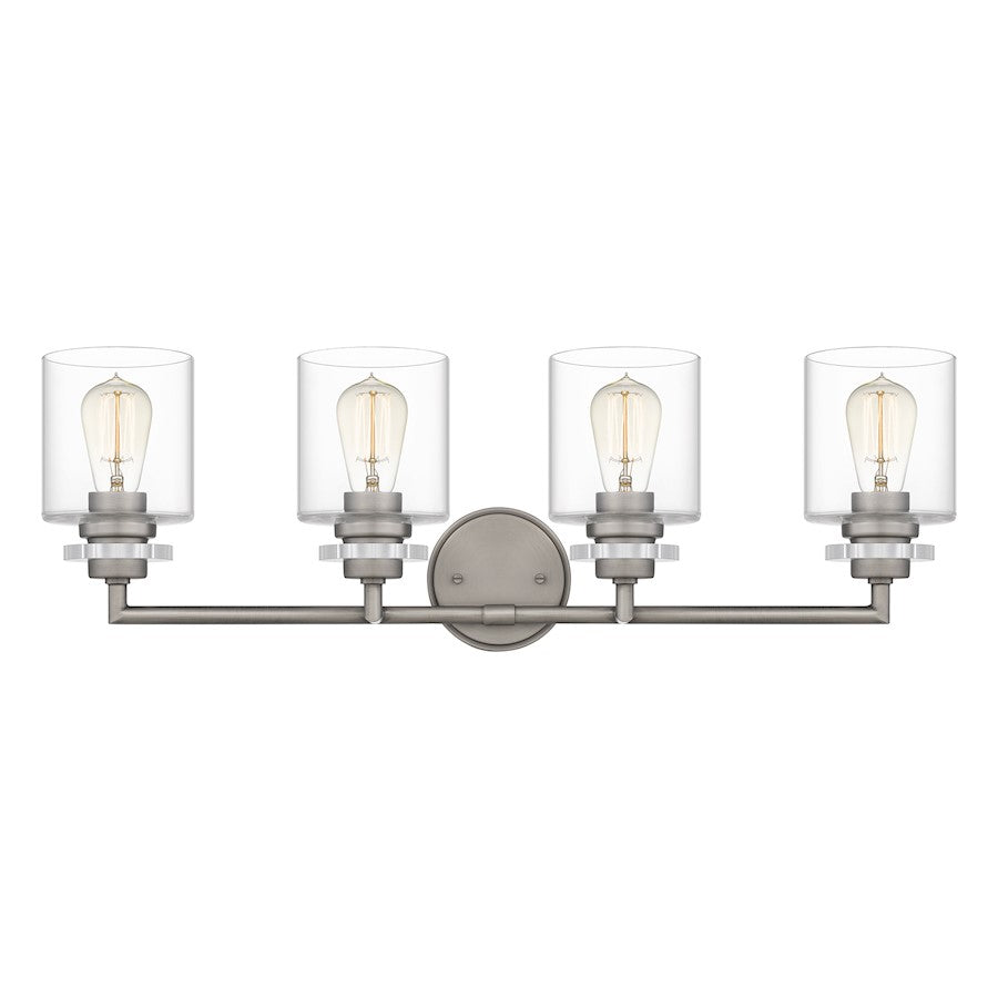 4 Light Bathroom Vanity Light Nickel