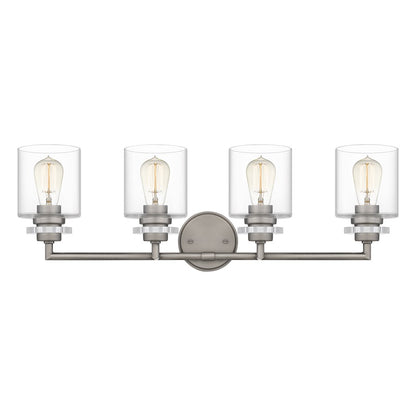 4 Light Bathroom Vanity Light Nickel