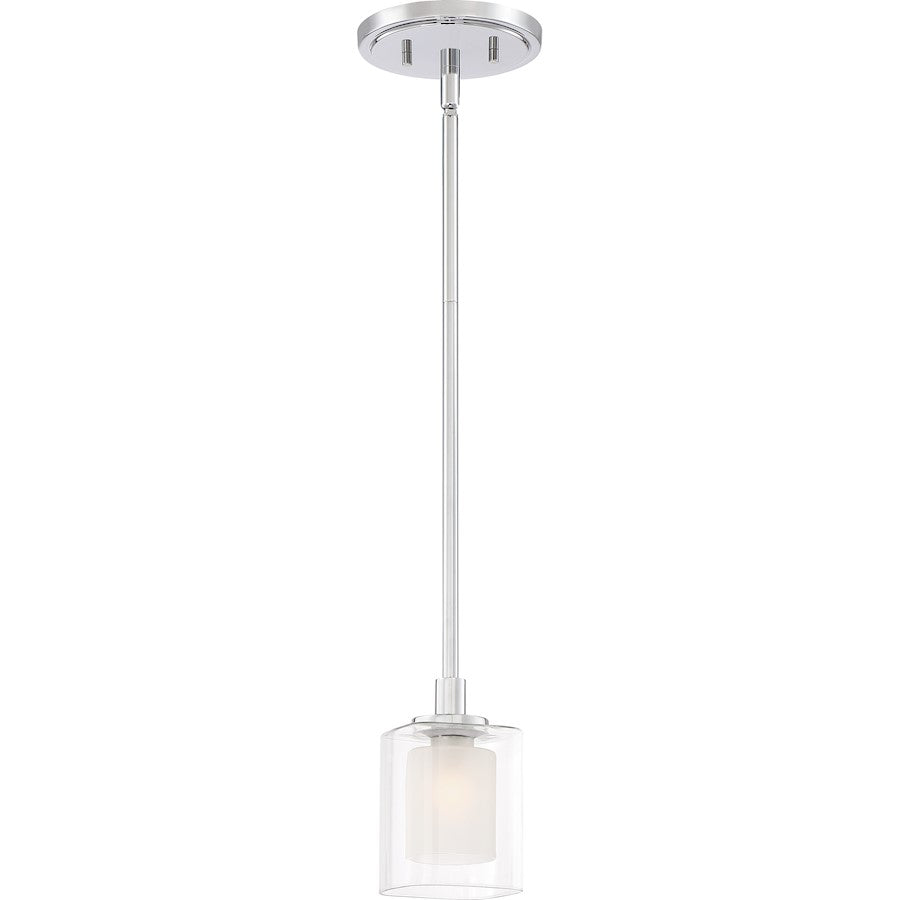 1 Light Mini Pendant, Polished Chrome