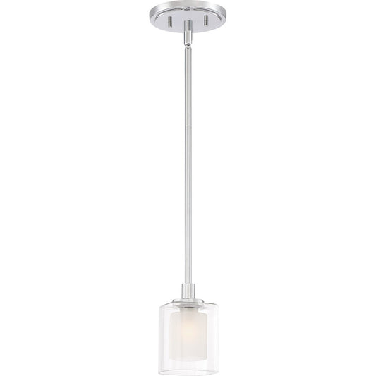 1 Light Mini Pendant, Polished Chrome