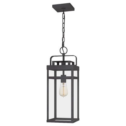 1 Light Mini Pendant, Mottled Black