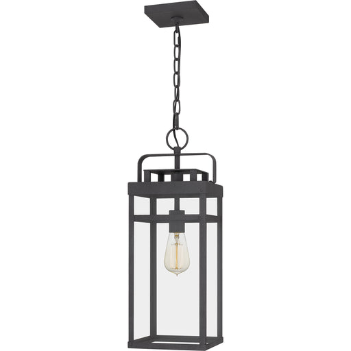 Quoizel Keaton 1 Light Outdoor Hanging Lantern, Mottled Black - KTN1908MB