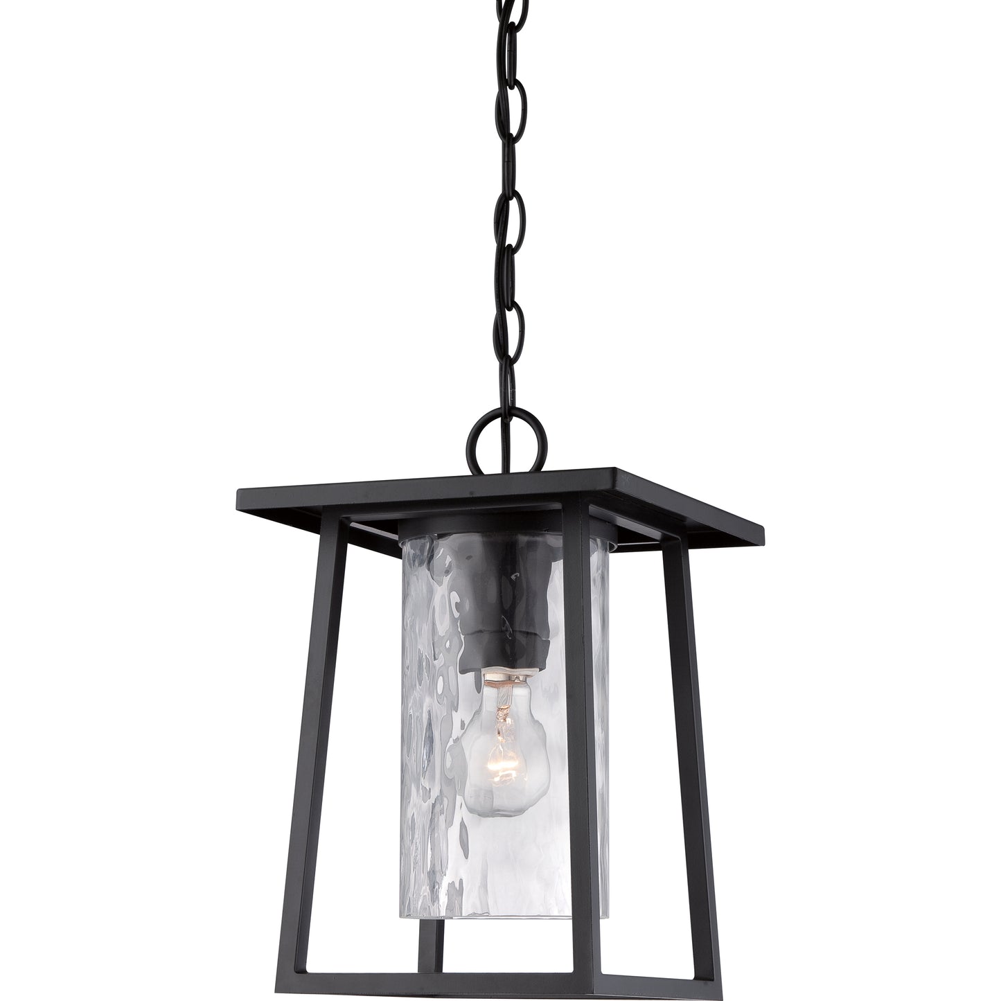 Quoizel Lodge Outdoor Hanging Lantern, Mystic Black