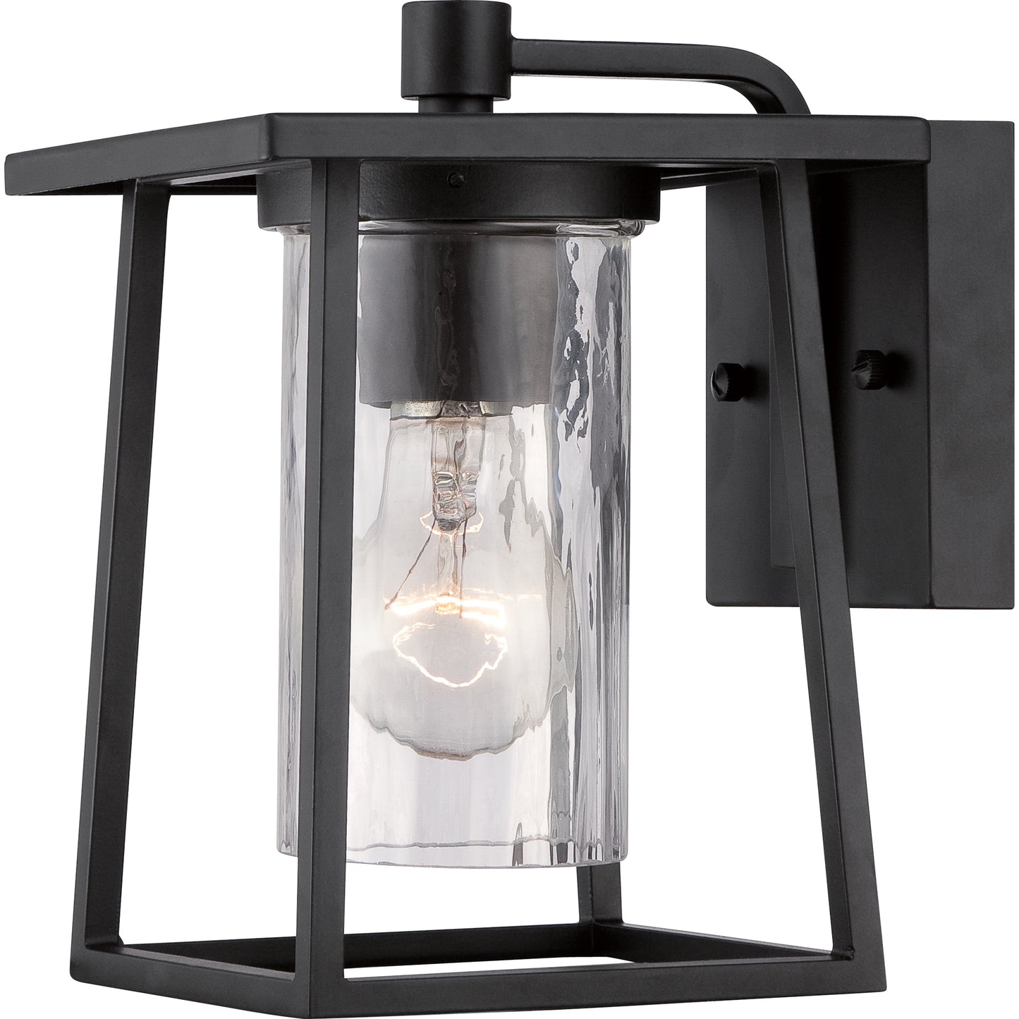 Quoizel Lodge Outdoor Wall Lantern, Mystic Black