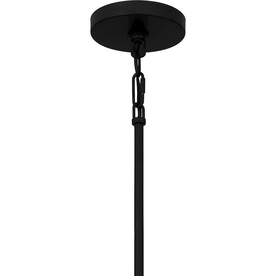 4 Light Pendant, Matte Black