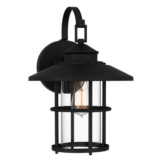 Quoizel Lombard 1 Light 12" Outdoor Lantern, AB Aluminum - LOM8408ABA