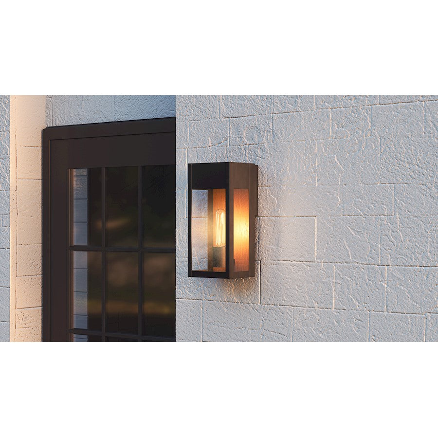 Quoizel Maren 1 Light Outdoor Wall Mount, Matte Black