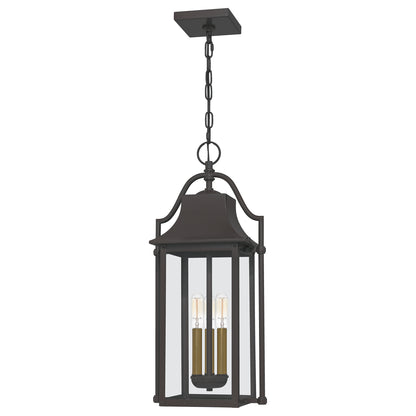 Quoizel Manning 3 Light Outdoor Hanging Lantern, Western Bronze - MAN1911WT